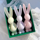 Easter Bunny heart candle moulds