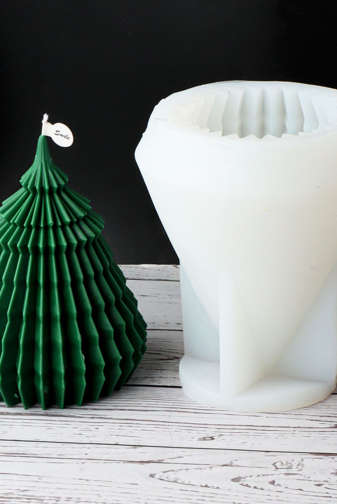 Christmas tree candle mould