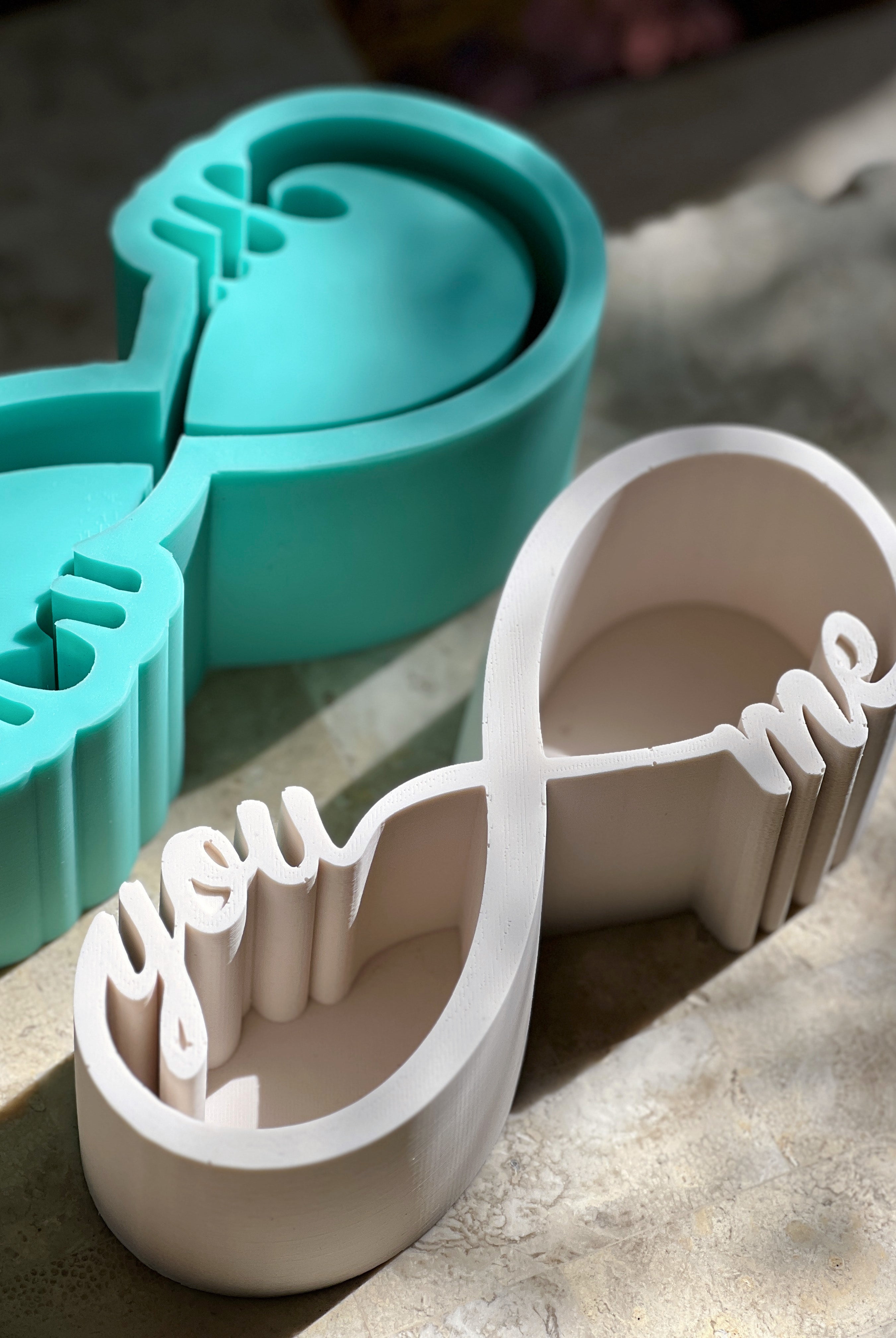 Silicone Love Vessle Tray Mould