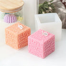 Love Pink Candle mould