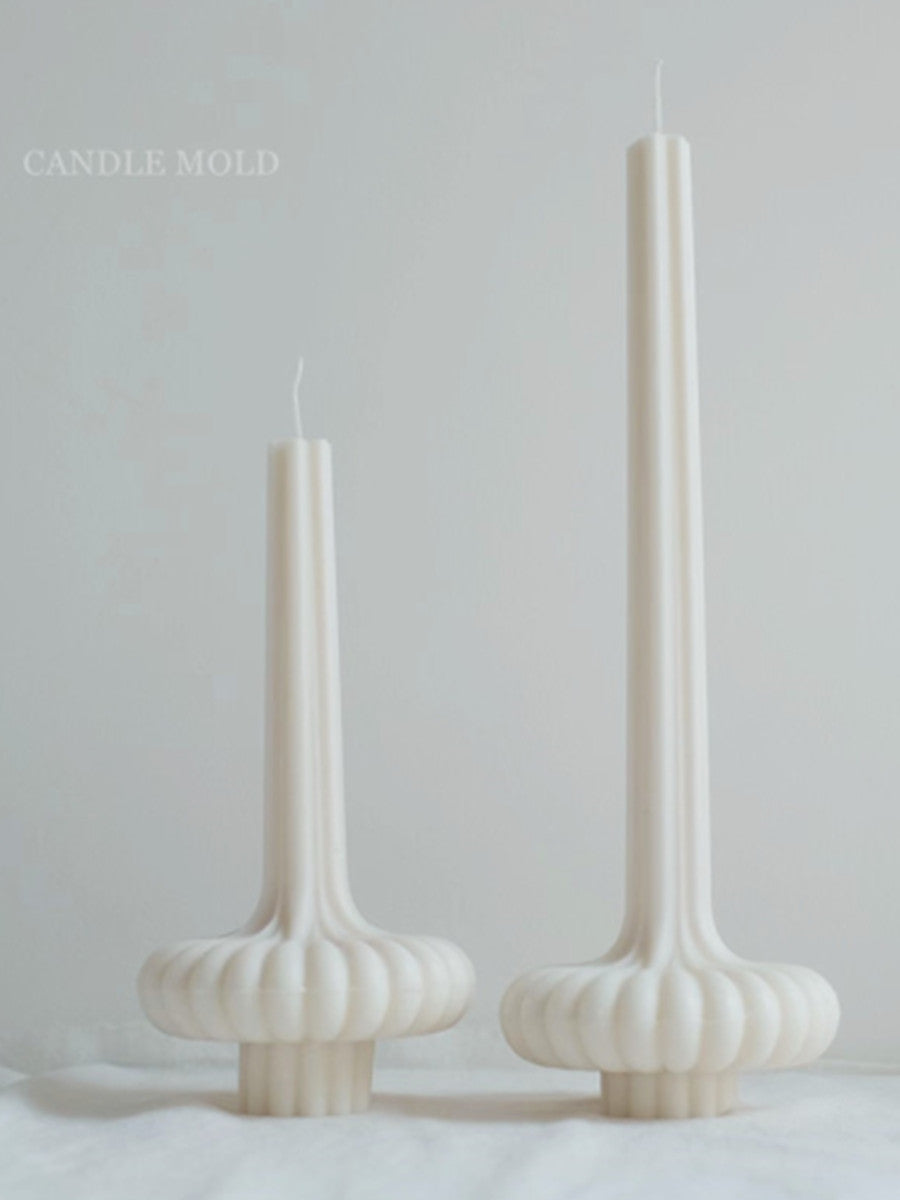 Acrylic Lamp Candle Moulds 1 - Silicone Mould, Mold for DIY Candles. Created using candle making kit with cotton candle wicks and candle colour chips. Using soy wax for pillar candles. Sold by Myka Candles Moulds Australia