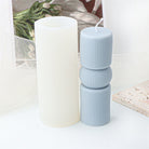 Cylindrical Column Candle Moulds 4 - Silicone Mould, Mold for DIY Candles. Created using candle making kit with cotton candle wicks and candle colour chips. Using soy wax for pillar candles. Sold by Myka Candles Moulds Australia
