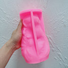 Mary Candle Mould 6 - Silicone Mould, Mold for DIY Candles. Created using candle making kit with cotton candle wicks and candle colour chips. Using soy wax for pillar candles. Sold by Myka Candles Moulds Australia
