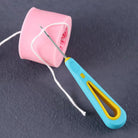 Wicking Tool 0 - Silicone Mould, Mold for DIY Candles. Created using candle making kit with cotton candle wicks and candle colour chips. Using soy wax for pillar candles. Sold by Myka Candles Moulds Australia