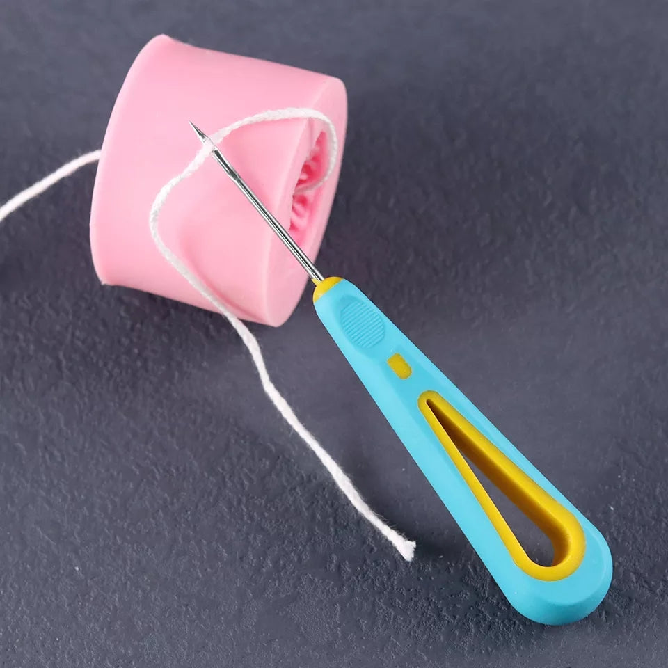 Wicking Tool 0 - Silicone Mould, Mold for DIY Candles. Created using candle making kit with cotton candle wicks and candle colour chips. Using soy wax for pillar candles. Sold by Myka Candles Moulds Australia