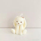 Bunny Rabbit Candle Mould 5 - Silicone Mould, Mold for DIY Candles. Created using candle making kit with cotton candle wicks and candle colour chips. Using soy wax for pillar candles. Sold by Myka Candles Moulds Australia