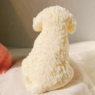 Puppy Candle Mould 2 - Silicone Mould, Mold for DIY Candles. Created using candle making kit with cotton candle wicks and candle colour chips. Using soy wax for pillar candles. Sold by Myka Candles Moulds Australia