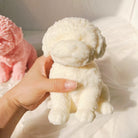 Puppy Candle Mould 0 - Silicone Mould, Mold for DIY Candles. Created using candle making kit with cotton candle wicks and candle colour chips. Using soy wax for pillar candles. Sold by Myka Candles Moulds Australia