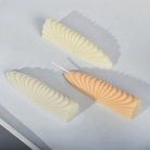 Wing Candle Mould 2 - Silicone Mould, Mold for DIY Candles. Created using candle making kit with cotton candle wicks and candle colour chips. Using soy wax for pillar candles. Sold by Myka Candles Moulds Australia