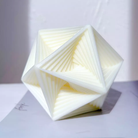 Abstract Star Candle Mould 0 - Silicone Mould, Mold for DIY Candles. Created using candle making kit with cotton candle wicks and candle colour chips. Using soy wax for pillar candles. Sold by Myka Candles Moulds Australia