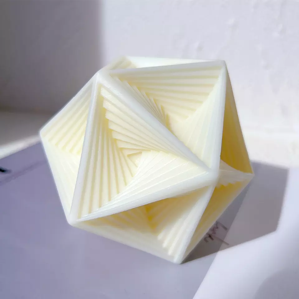 Abstract Star Candle Mould 2 - Silicone Mould, Mold for DIY Candles. Created using candle making kit with cotton candle wicks and candle colour chips. Using soy wax for pillar candles. Sold by Myka Candles Moulds Australia