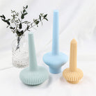 Lamp Candle Mould 0 - Silicone Mould, Mold for DIY Candles. Created using candle making kit with cotton candle wicks and candle colour chips. Using soy wax for pillar candles. Sold by Myka Candles Moulds Australia