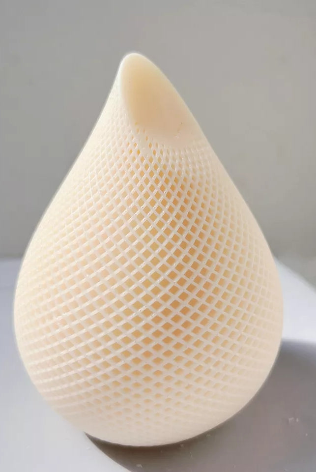 Rain Drop Candle Mould 0 - Silicone Mould, Mold for DIY Candles. Created using candle making kit with cotton candle wicks and candle colour chips. Using soy wax for pillar candles. Sold by Myka Candles Moulds Australia
