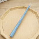 Tapered Twist Pillar Candle Mould 4 - Silicone Mould, Mold for DIY Candles. Created using candle making kit with cotton candle wicks and candle colour chips. Using soy wax for pillar candles. Sold by Myka Candles Moulds Australia