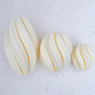 Twirl Candle Moulds 6 - Silicone Mould, Mold for DIY Candles. Created using candle making kit with cotton candle wicks and candle colour chips. Using soy wax for pillar candles. Sold by Myka Candles Moulds Australia