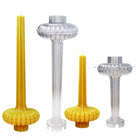 Acrylic Lamp Candle Moulds 7 - Silicone Mould, Mold for DIY Candles. Created using candle making kit with cotton candle wicks and candle colour chips. Using soy wax for pillar candles. Sold by Myka Candles Moulds Australia