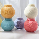 Christmas Bauble Candle Moulds 0 - Silicone Mould, Mold for DIY Candles. Created using candle making kit with cotton candle wicks and candle colour chips. Using soy wax for pillar candles. Sold by Myka Candles Moulds Australia