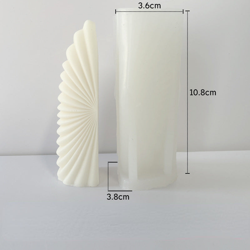 Wing Candle Mould 4 - Silicone Mould, Mold for DIY Candles. Created using candle making kit with cotton candle wicks and candle colour chips. Using soy wax for pillar candles. Sold by Myka Candles Moulds Australia