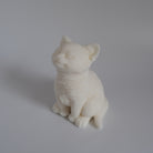 Kitten Candle Mould 2 - Silicone Mould, Mold for DIY Candles. Created using candle making kit with cotton candle wicks and candle colour chips. Using soy wax for pillar candles. Sold by Myka Candles Moulds Australia