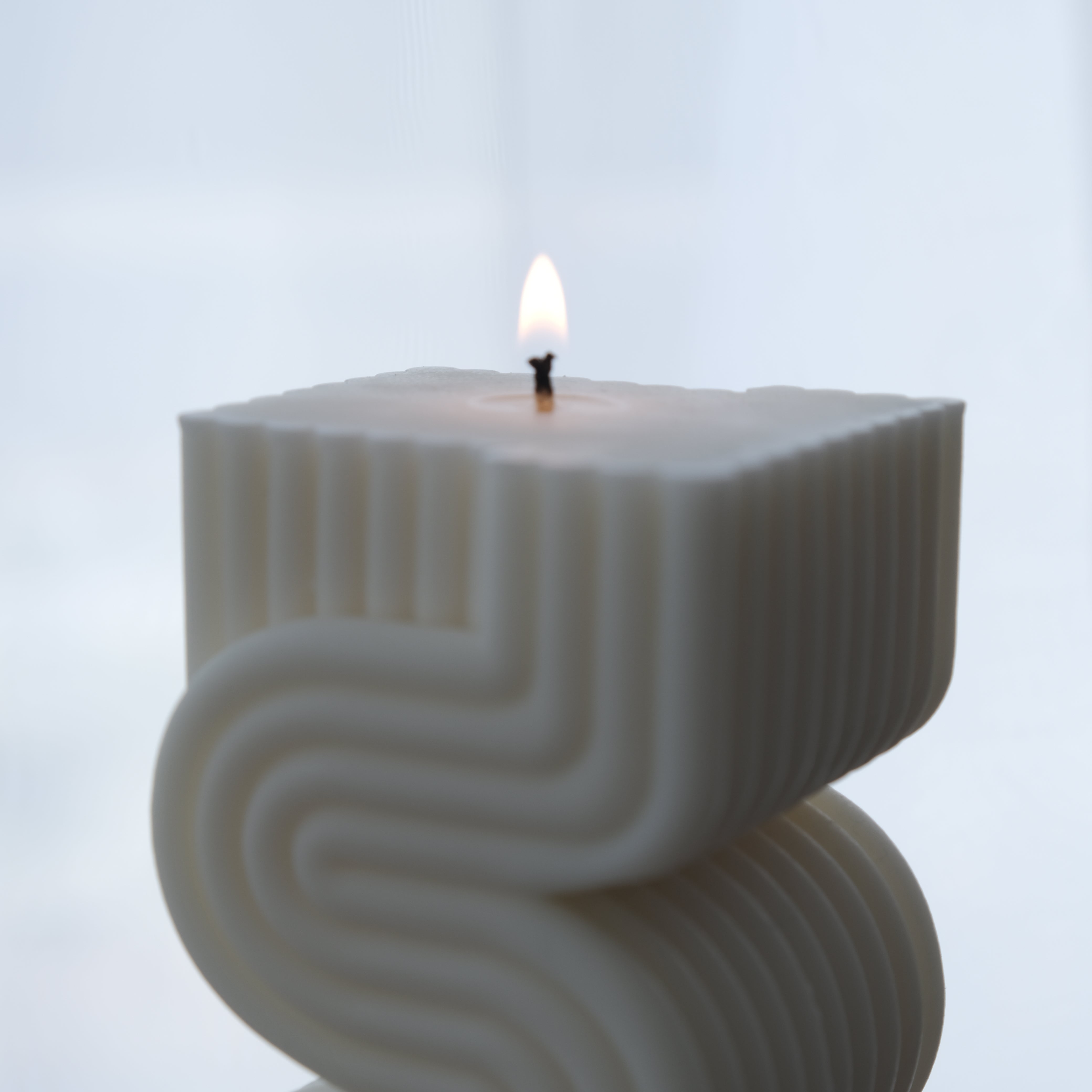 Sienna Candle Mould 3 - Silicone Mould, Mold for DIY Candles. Created using candle making kit with cotton candle wicks and candle colour chips. Using soy wax for pillar candles. Sold by Myka Candles Moulds Australia
