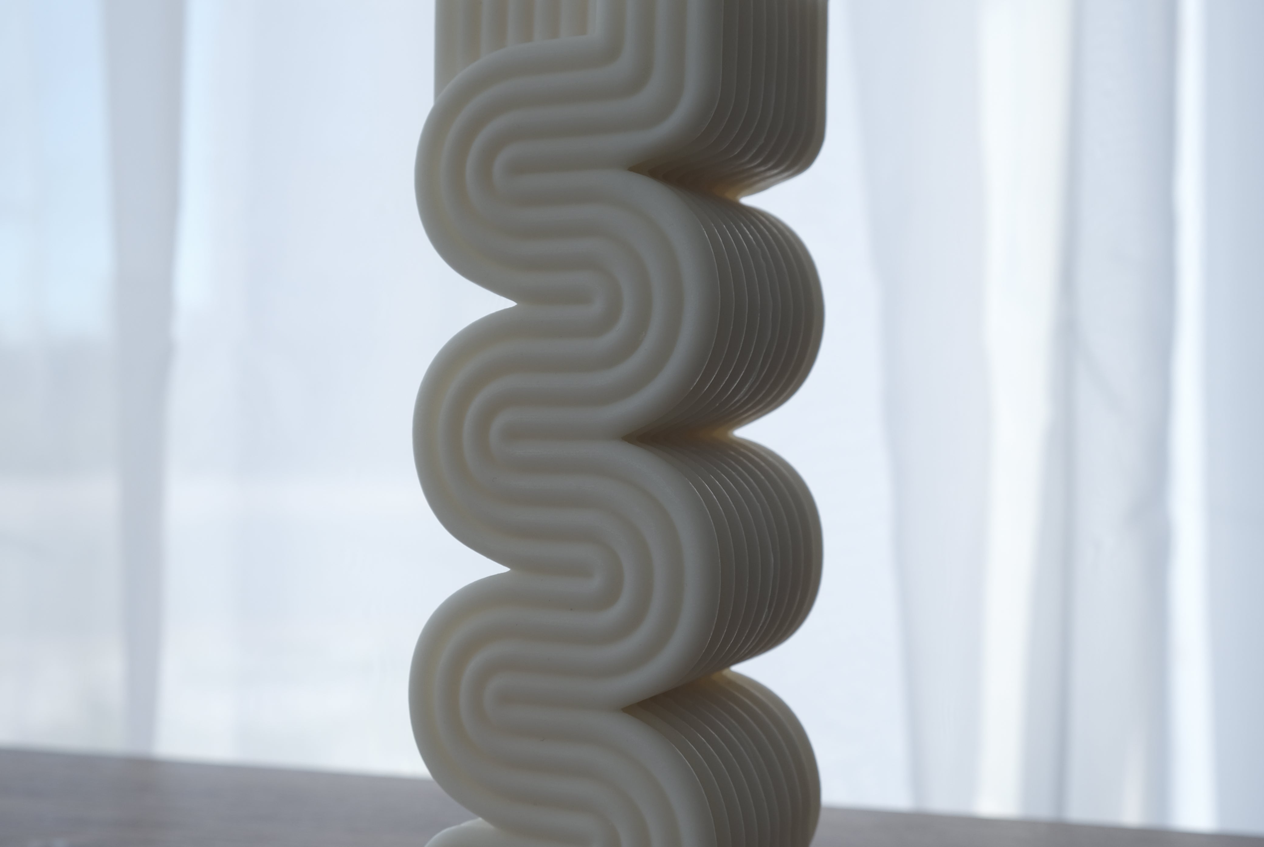 Sienna Candle Mould 0 - Silicone Mould, Mold for DIY Candles. Created using candle making kit with cotton candle wicks and candle colour chips. Using soy wax for pillar candles. Sold by Myka Candles Moulds Australia