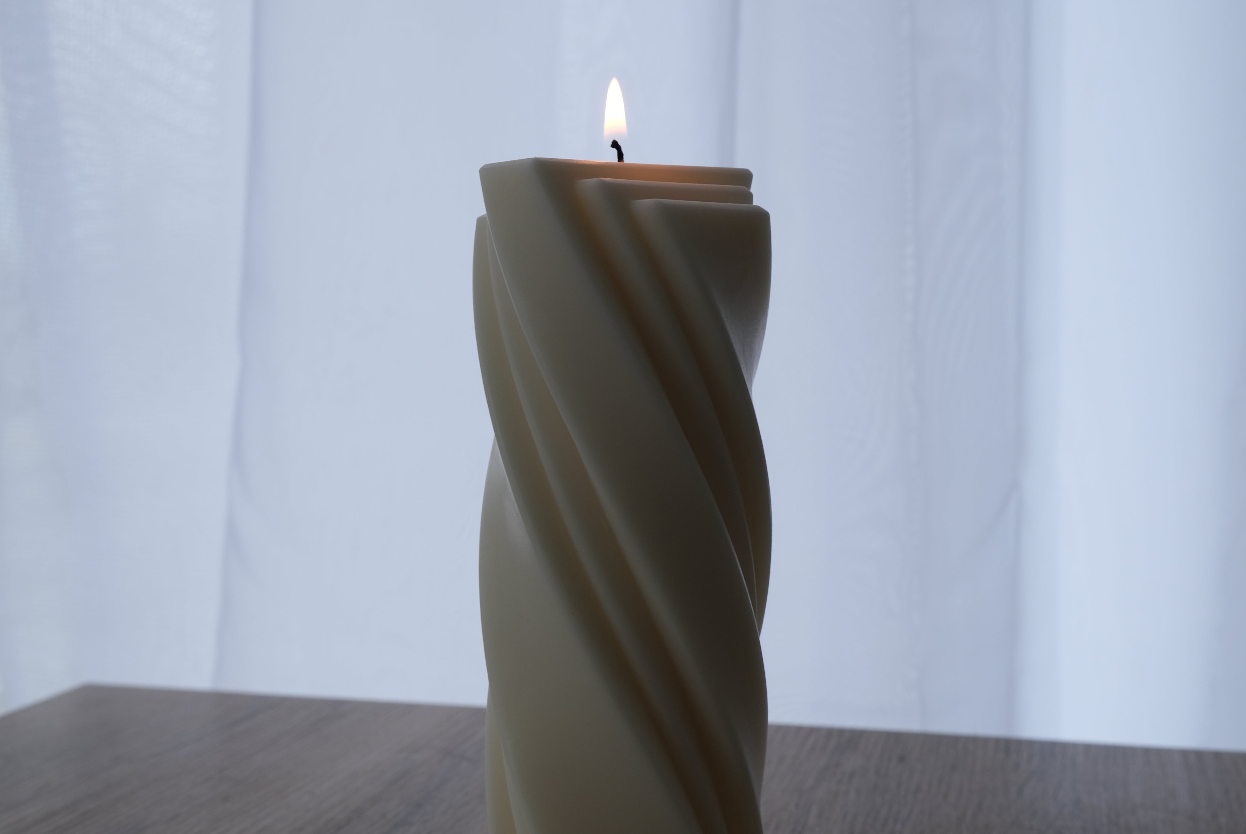 Belle Candle Mould 3 - Silicone Mould, Mold for DIY Candles. Created using candle making kit with cotton candle wicks and candle colour chips. Using soy wax for pillar candles. Sold by Myka Candles Moulds Australia