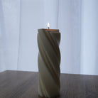 Belle Candle Mould 3 - Silicone Mould, Mold for DIY Candles. Created using candle making kit with cotton candle wicks and candle colour chips. Using soy wax for pillar candles. Sold by Myka Candles Moulds Australia