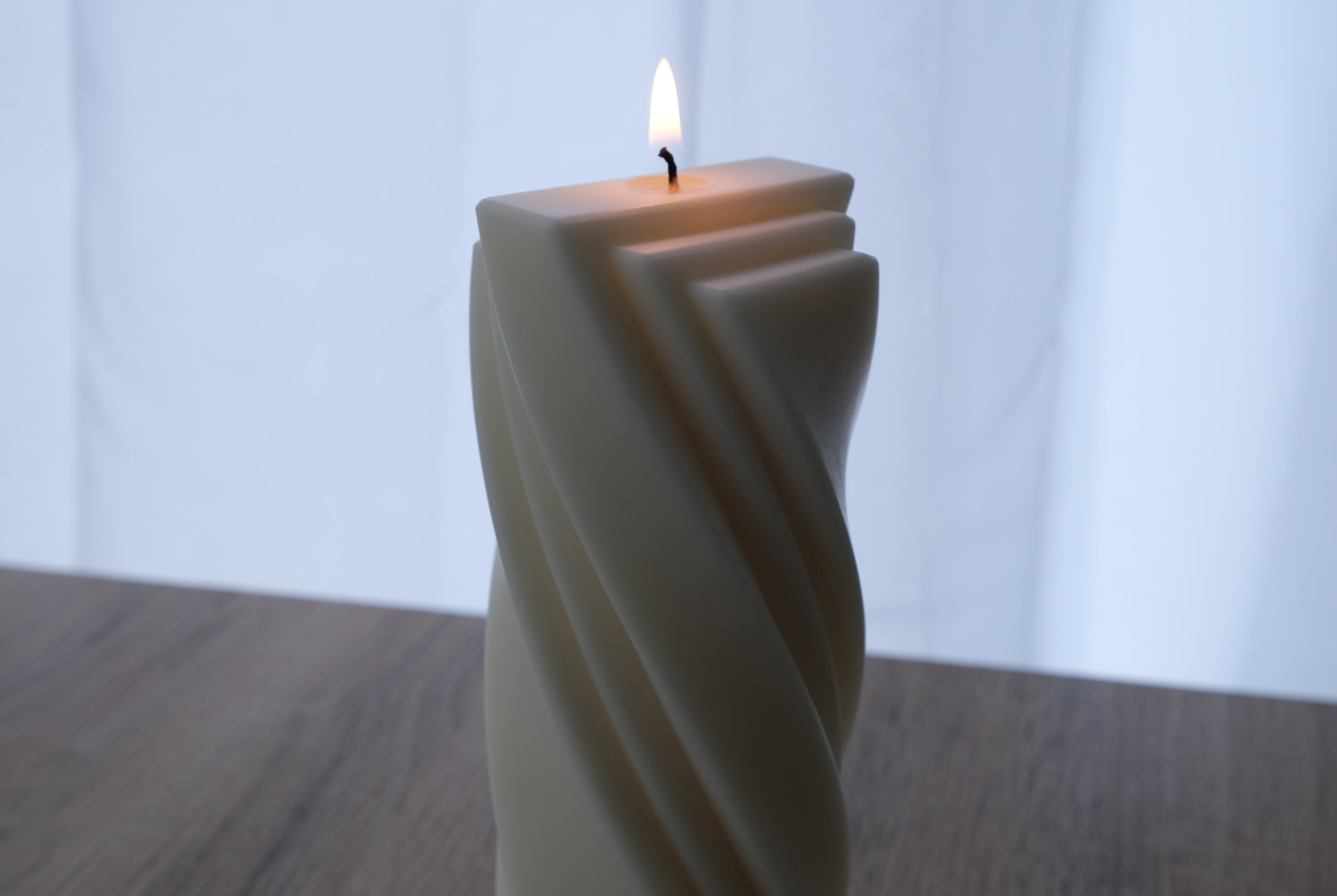 Belle Candle Mould 4 - Silicone Mould, Mold for DIY Candles. Created using candle making kit with cotton candle wicks and candle colour chips. Using soy wax for pillar candles. Sold by Myka Candles Moulds Australia