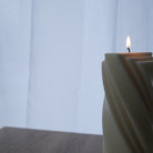 Belle Candle Mould 6 - Silicone Mould, Mold for DIY Candles. Created using candle making kit with cotton candle wicks and candle colour chips. Using soy wax for pillar candles. Sold by Myka Candles Moulds Australia