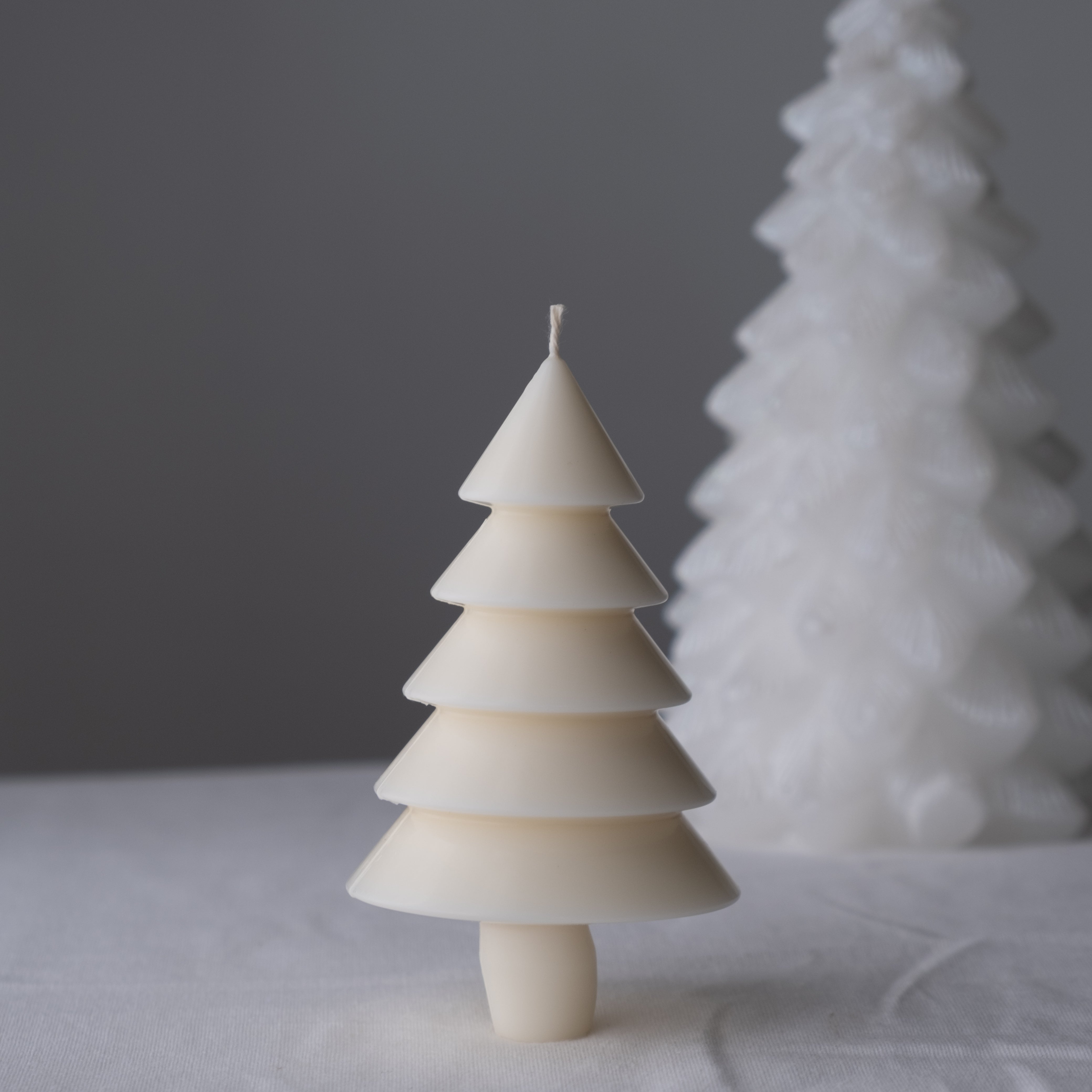 Tiered Christmas Tree Candle Mould 0 - Silicone Mould, Mold for DIY Candles. Created using candle making kit with cotton candle wicks and candle colour chips. Using soy wax for pillar candles. Sold by Myka Candles Moulds Australia