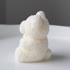 Rose Bear Candle Mould 1 - Silicone Mould, Mold for DIY Candles. Created using candle making kit with cotton candle wicks and candle colour chips. Using soy wax for pillar candles. Sold by Myka Candles Moulds Australia