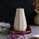 Ziggy Candle Mould 0 - Silicone Mould, Mold for DIY Candles. Created using candle making kit with cotton candle wicks and candle colour chips. Using soy wax for pillar candles. Sold by Myka Candles Moulds Australia