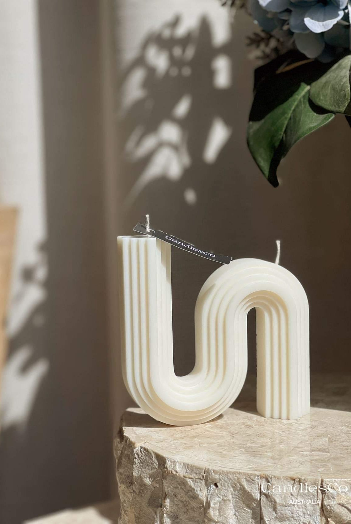 Large Wavy Candle Mould 2 - Silicone Mould, Mold for DIY Candles. Created using candle making kit with cotton candle wicks and candle colour chips. Using soy wax for pillar candles. Sold by Myka Candles Moulds Australia