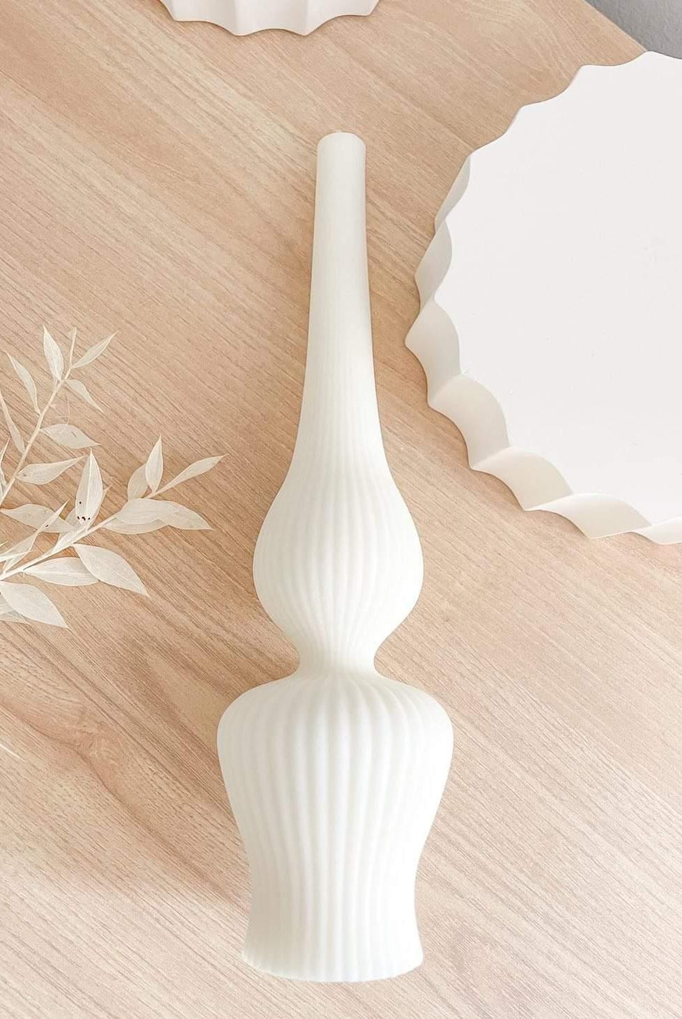 Oil Lamp Candle Mould 0 - Silicone Mould, Mold for DIY Candles. Created using candle making kit with cotton candle wicks and candle colour chips. Using soy wax for pillar candles. Sold by Myka Candles Moulds Australia