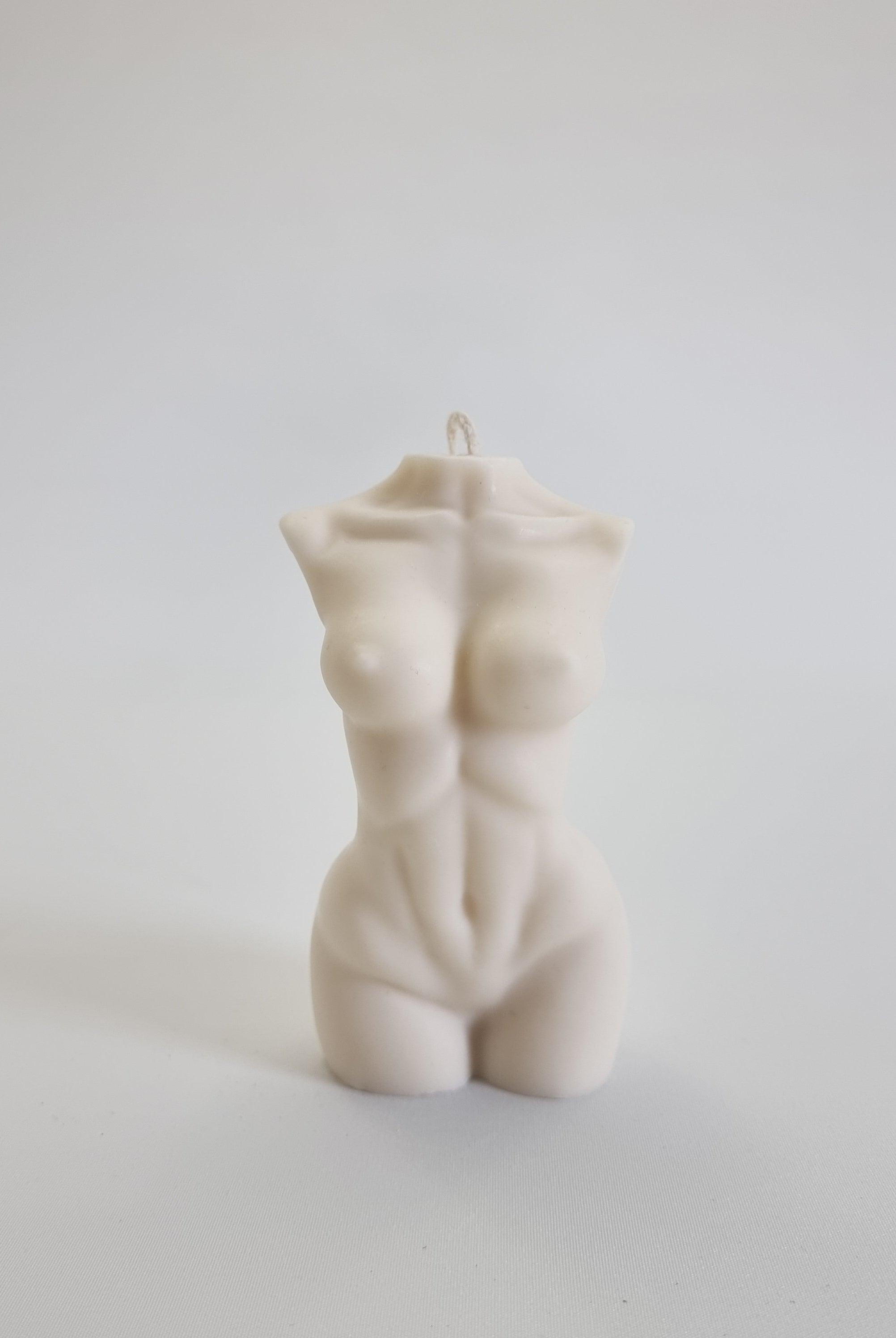 Fit Female Body Candle Mould (L) - 16cm 0 - Silicone Mould, Mold for DIY Candles. Created using candle making kit with cotton candle wicks and candle colour chips. Using soy wax for pillar candles. Sold by Myka Candles Moulds Australia