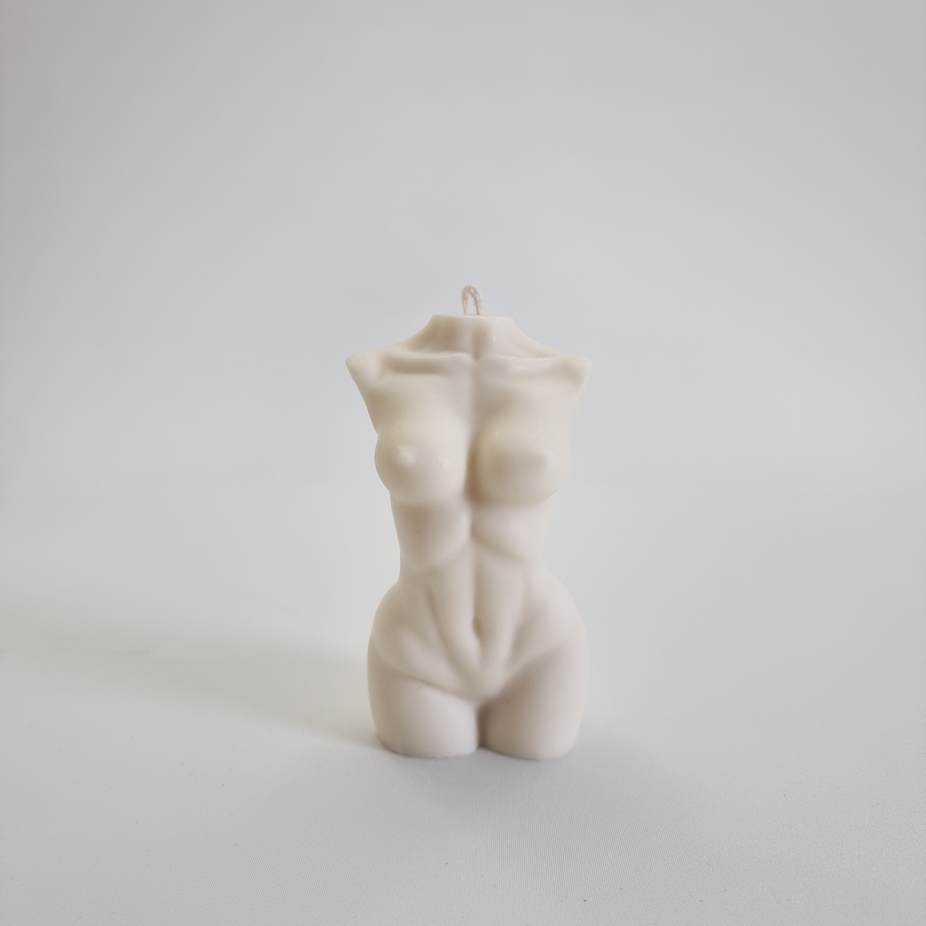 Fit Female Body Candle Mould (L) - 16cm 0 - Silicone Mould, Mold for DIY Candles. Created using candle making kit with cotton candle wicks and candle colour chips. Using soy wax for pillar candles. Sold by Myka Candles Moulds Australia