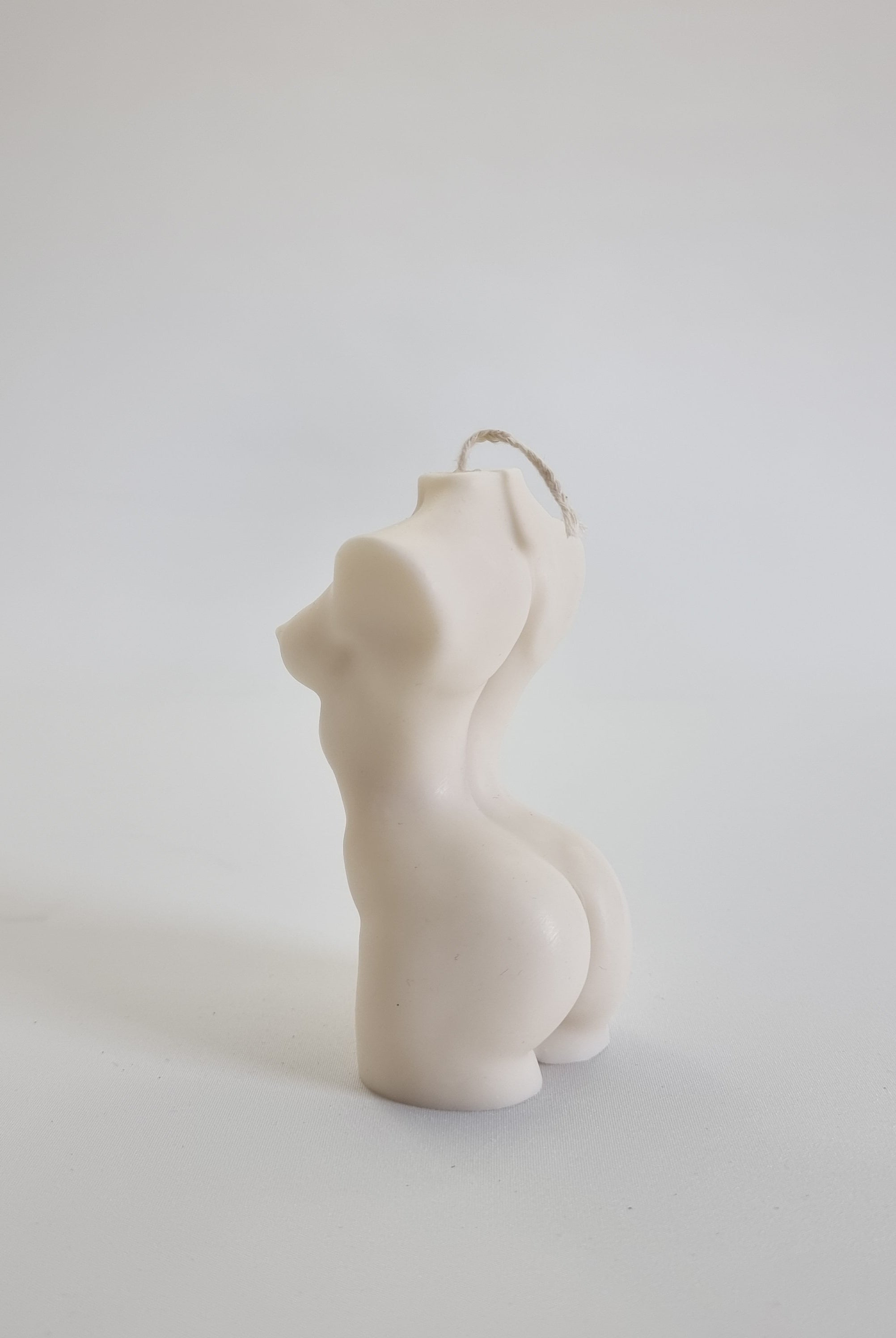 Fit Female Body Candle Mould (L) - 16cm 1 - Silicone Mould, Mold for DIY Candles. Created using candle making kit with cotton candle wicks and candle colour chips. Using soy wax for pillar candles. Sold by Myka Candles Moulds Australia
