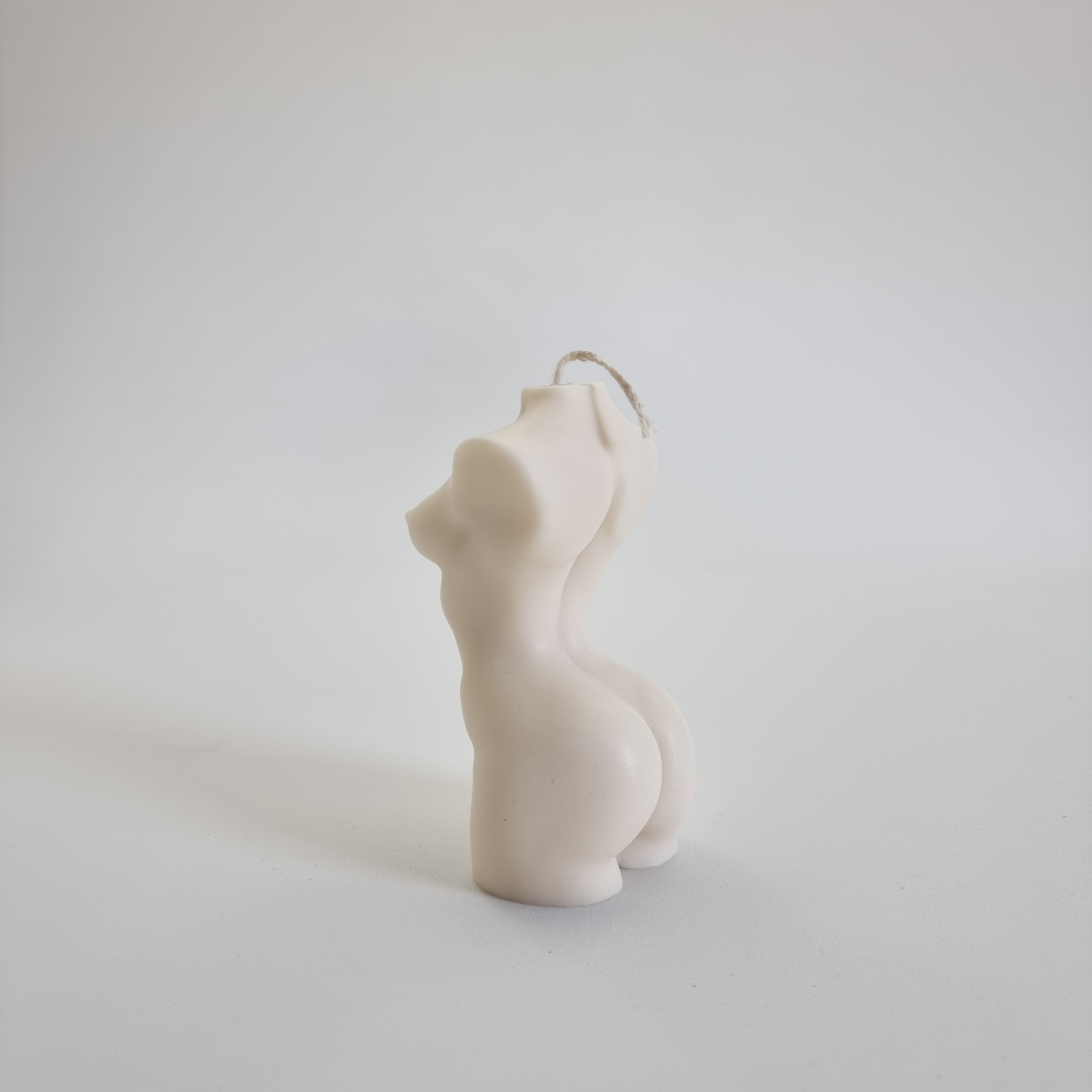 Fit Female Body Candle Mould (L) - 16cm 1 - Silicone Mould, Mold for DIY Candles. Created using candle making kit with cotton candle wicks and candle colour chips. Using soy wax for pillar candles. Sold by Myka Candles Moulds Australia