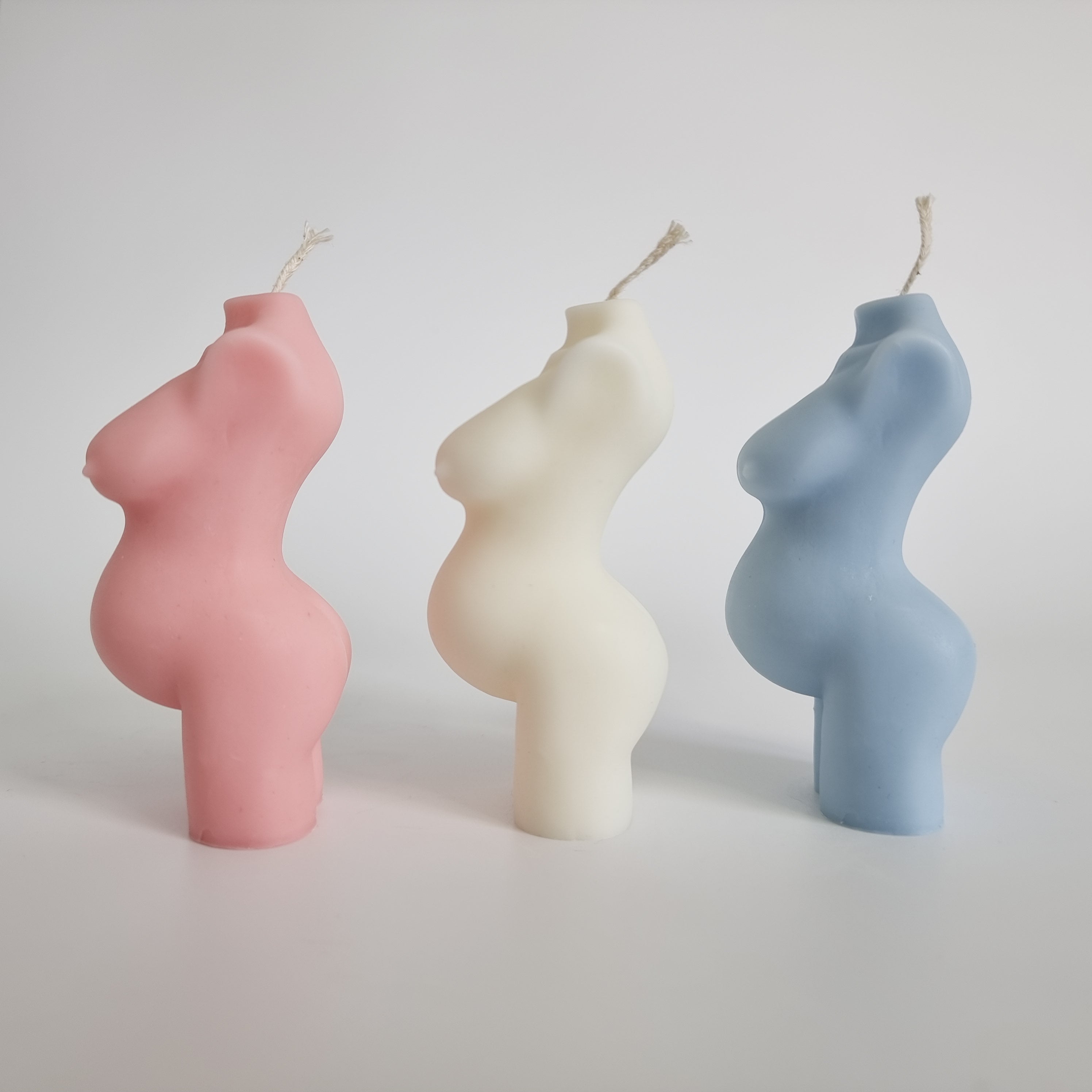 Mama Candle Mould 7 - Silicone Mould, Mold for DIY Candles. Created using candle making kit with cotton candle wicks and candle colour chips. Using soy wax for pillar candles. Sold by Myka Candles Moulds Australia