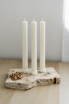 Base Ribbed Pillar Candle Mould 0 - Silicone Mould, Mold for DIY Candles. Created using candle making kit with cotton candle wicks and candle colour chips. Using soy wax for pillar candles. Sold by Myka Candles Moulds Australia