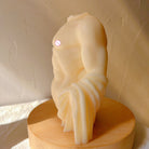 Showcasing the Adonis Candle Mould silicone candle mould by MYKA Candles and Moulds for creative baking moulds and candle making.