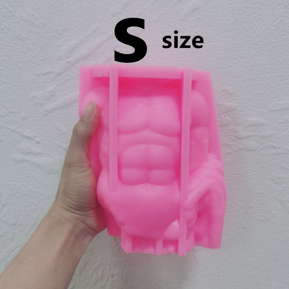 A high-performance Adonis Candle Mould silicone candle mold from MYKA Candles and Moulds for resin art and professional baking mould use.