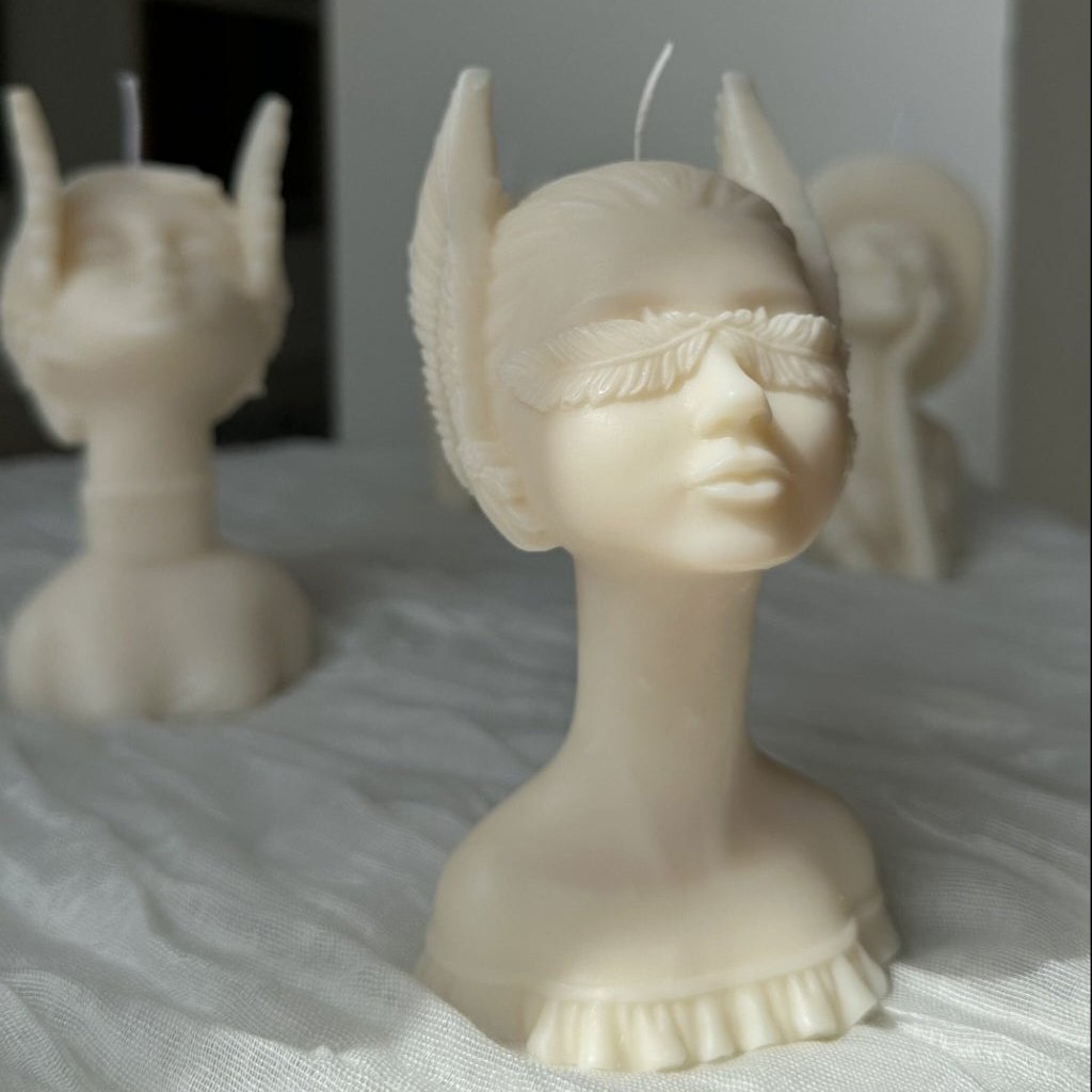 A high-performance Aetherial Fae Candle Mould silicone candle mold from MYKA Candles and Moulds for resin art and professional baking mould use.