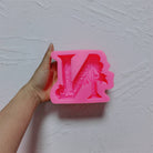 The Alphabet Silicone Candle Moulds silicone candle mould by MYKA Candles and Moulds, a must-have for resin moulds and DIY baking mould enthusiasts.