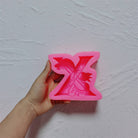 A Alphabet Silicone Candle Moulds silicone candle mold by MYKA Candles and Moulds, the perfect multipurpose tool for soap, resin, and cake mould casting.