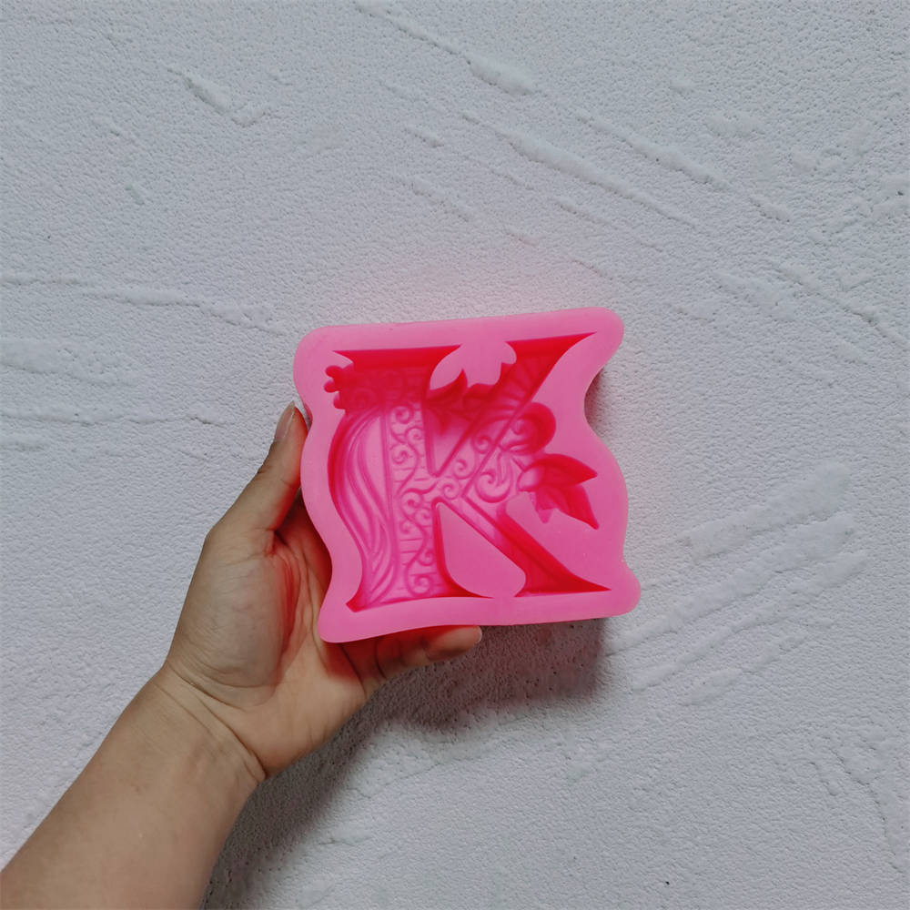 The Alphabet Silicone Candle Moulds silicone candle mould by MYKA Candles and Moulds, a top choice for artistic resin moulds and baking moulds.