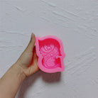 The flexible Alphabet Silicone Candle Moulds silicone candle mould by MYKA Candles and Moulds, suitable for soap moulds and food-grade cake mould use.