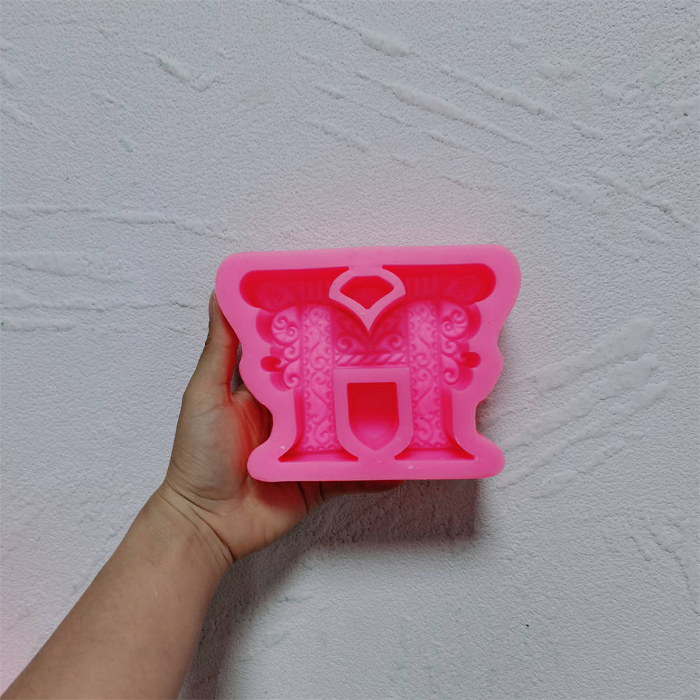 The Alphabet Silicone Candle Moulds silicone candle mold by MYKA Candles and Moulds, featuring high detail for candle, soap, and baking moulds.