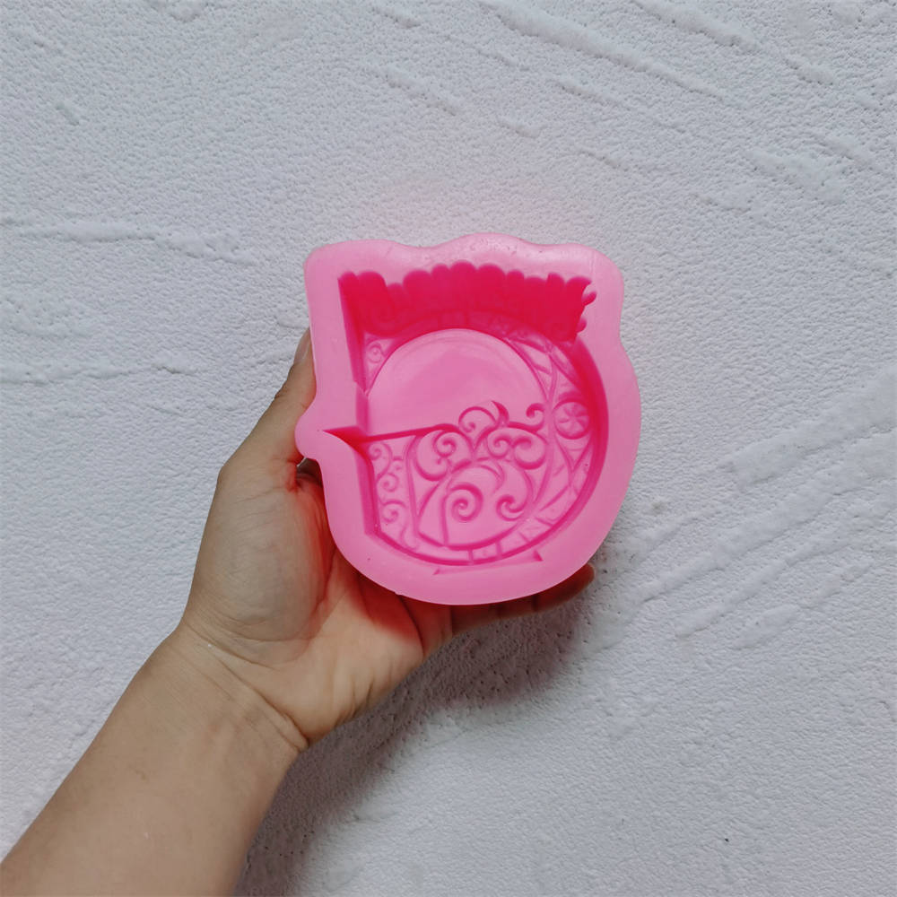 A heat-resistant Alphabet Silicone Candle Moulds silicone candle mould by MYKA Candles and Moulds, ideal for soap, resin, and baking mould applications.