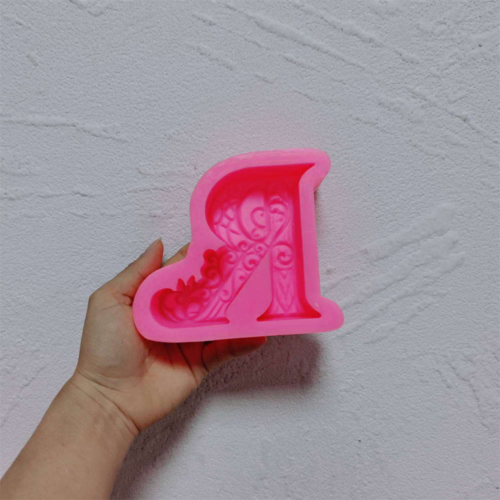 The Alphabet Silicone Candle Moulds silicone candle mould from MYKA Candles and Moulds, a professional supply for candle, soap, and baking moulds.